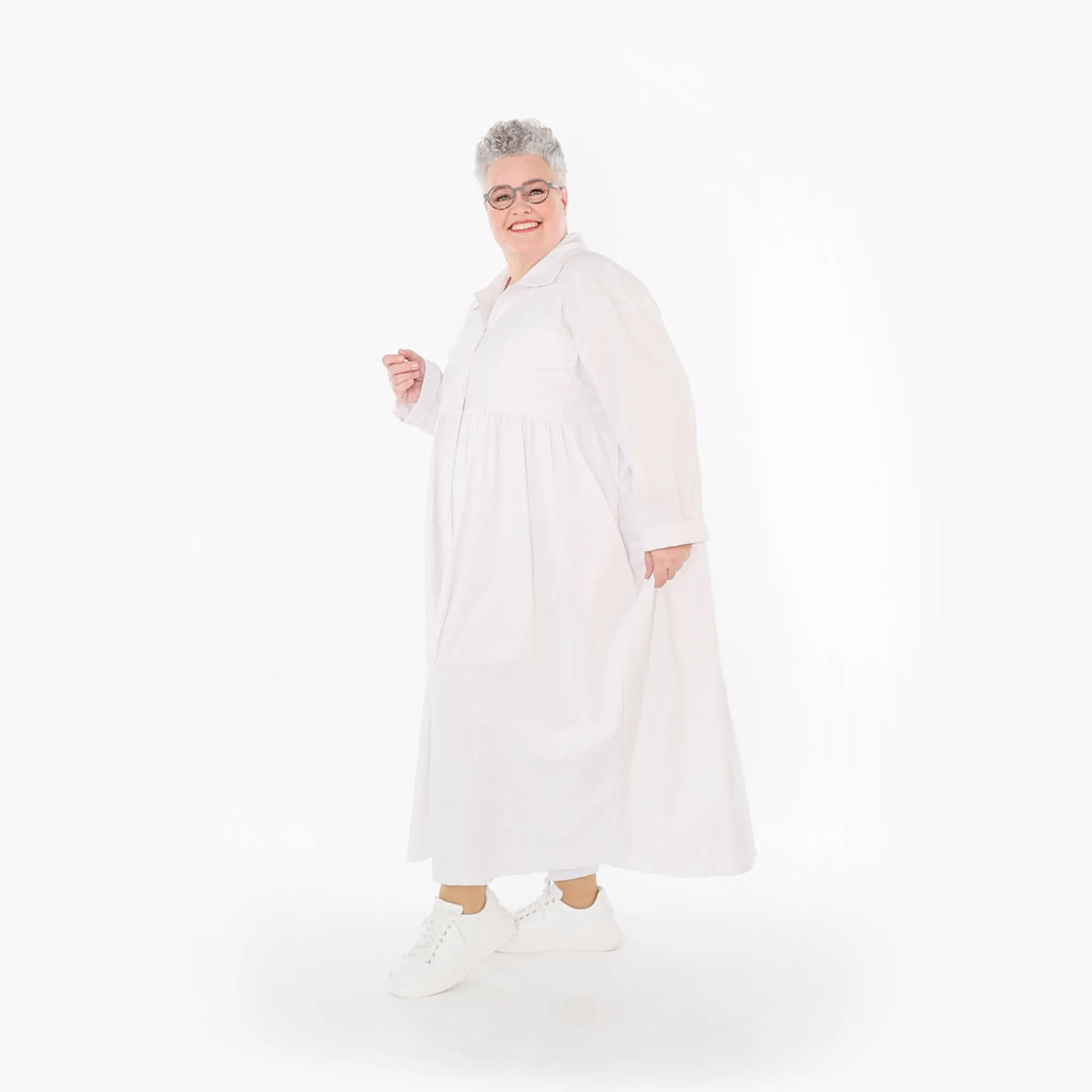 AKH Fashion 7084 Coat, White