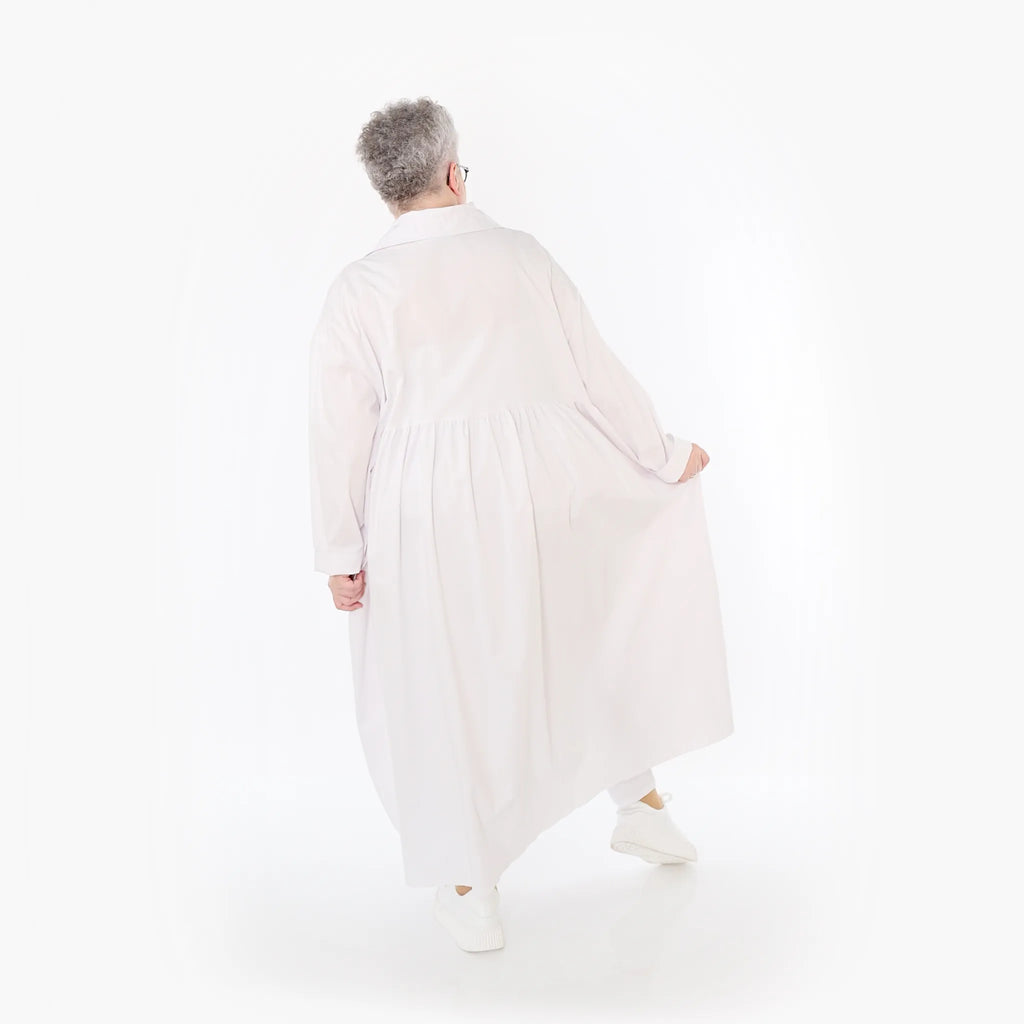 AKH Fashion 7084 Coat, White