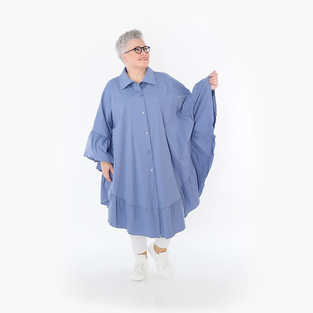AKH Fashion Bluse 7085 Celestia, Azurblau