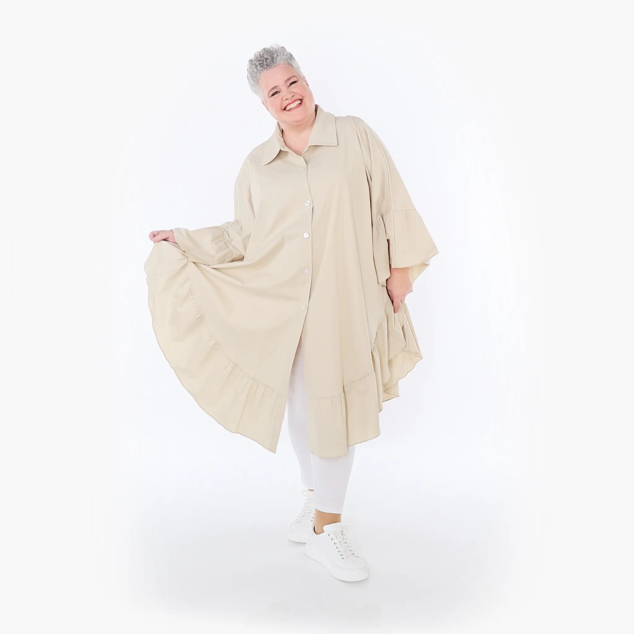 AKH Fashion Bluse 7085 Celestia, Beige