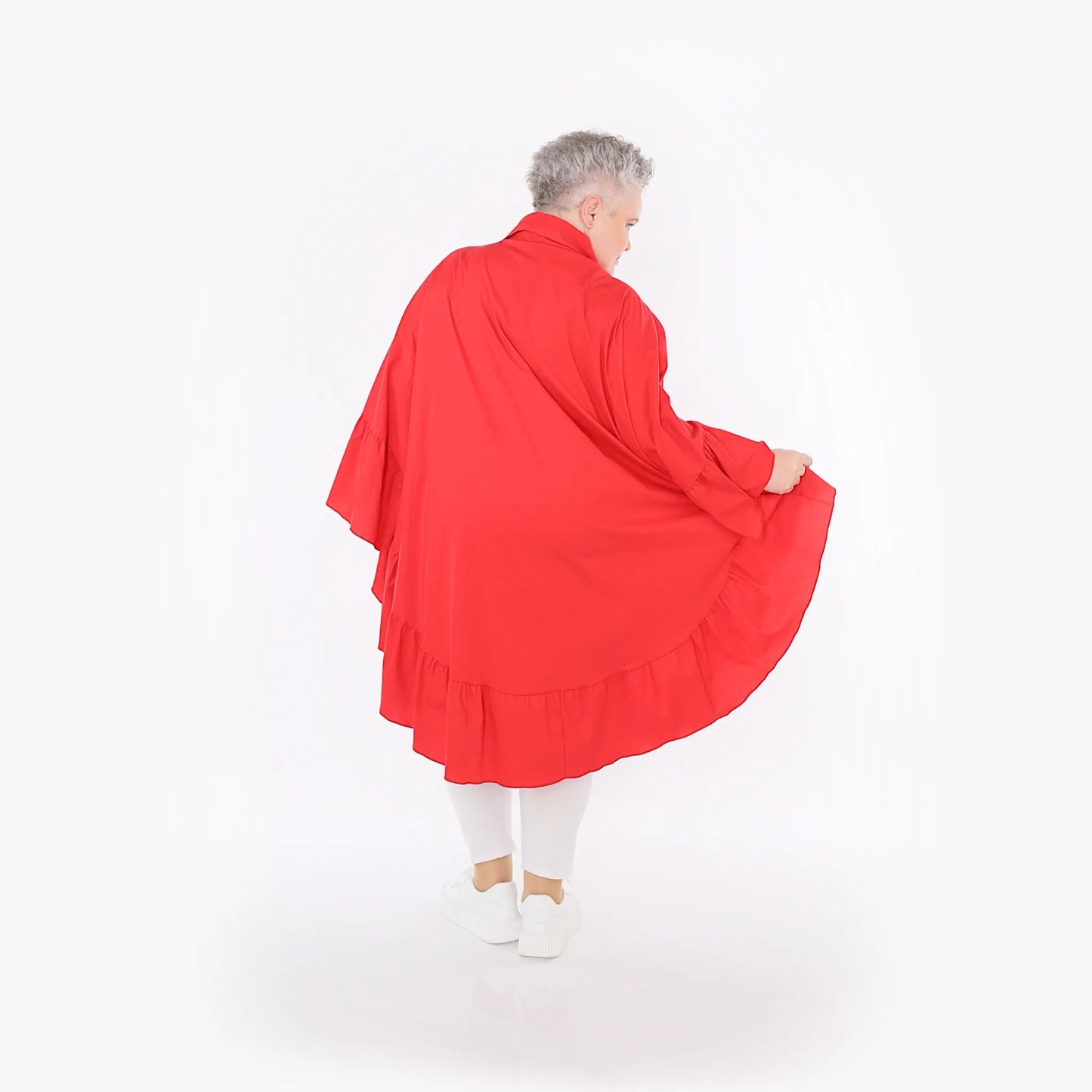 AKH Fashion 7085 Bluse, Rot