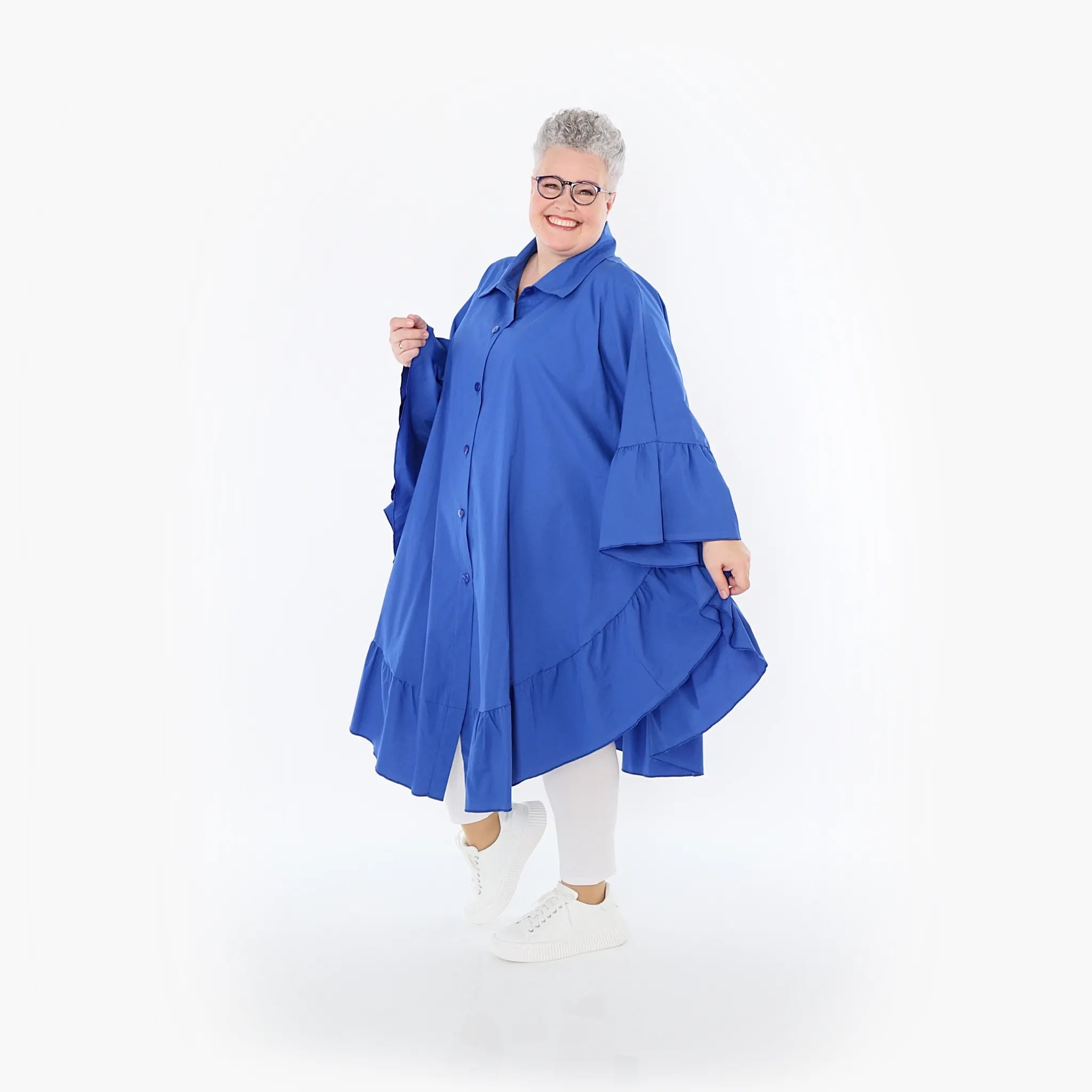 AKH Fashion Bluse 7085 Celestia, Royalblau