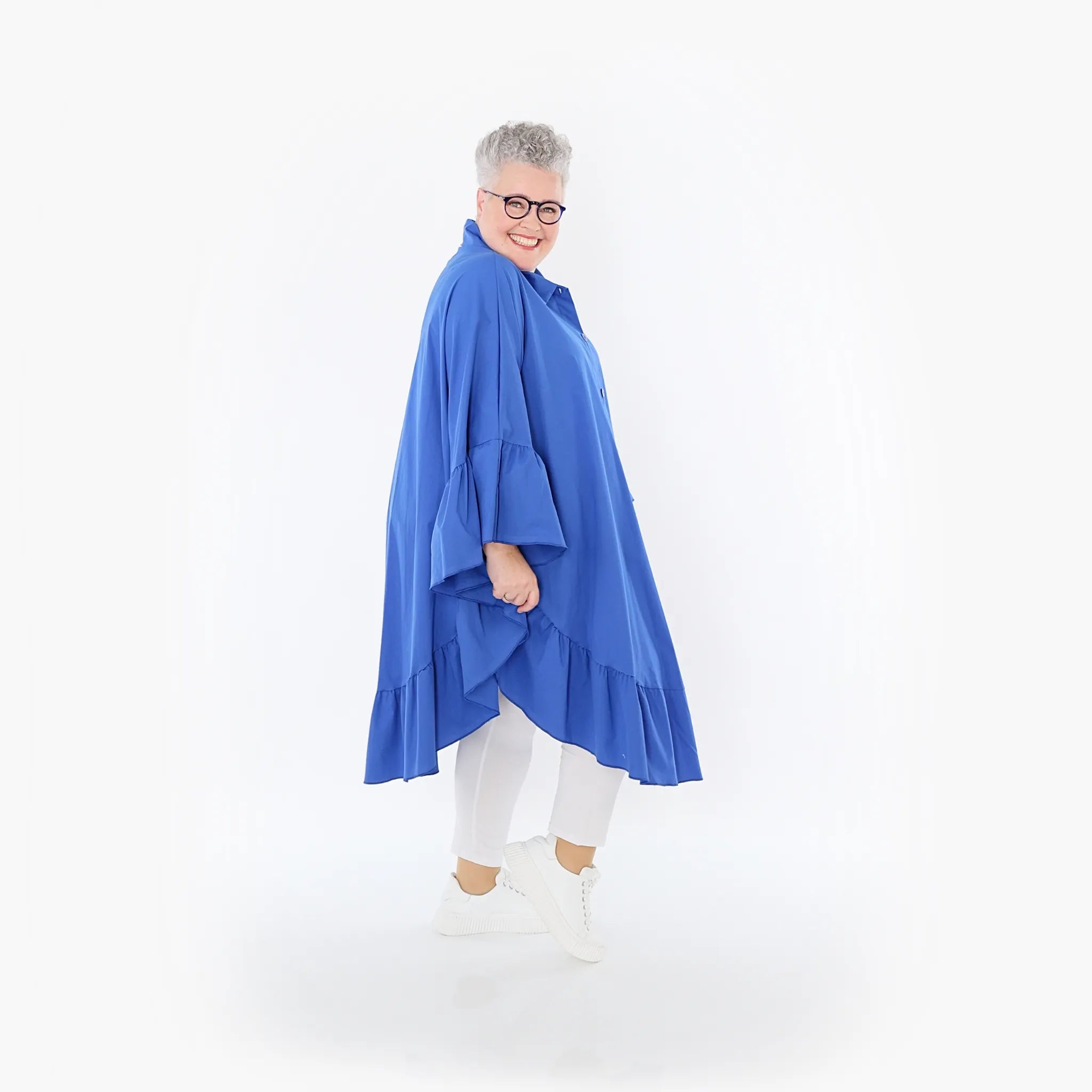 AKH Fashion Bluse 7085 Celestia, Royalblau
