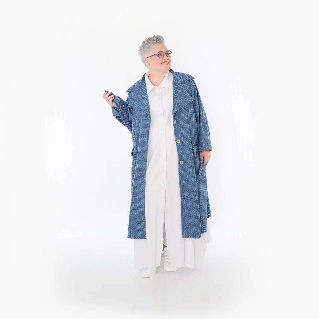 AKH Fashion Mantel 7088 Destroyed, Jeansblau