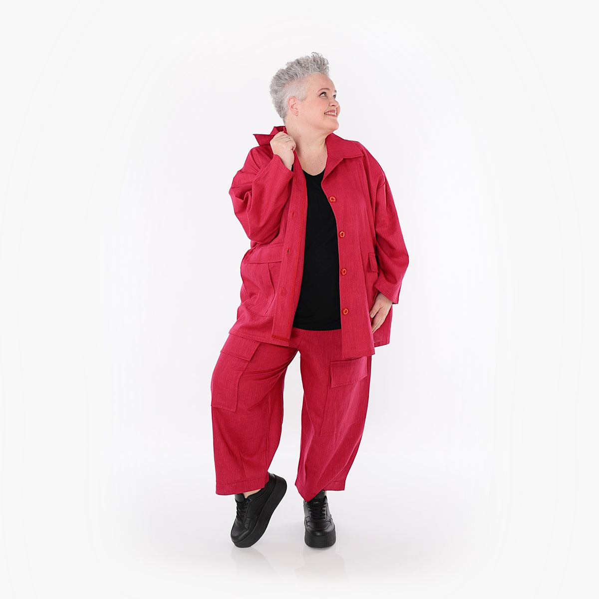 AKH Fashion · Jacke · Anja · 7097 · Fuchsia