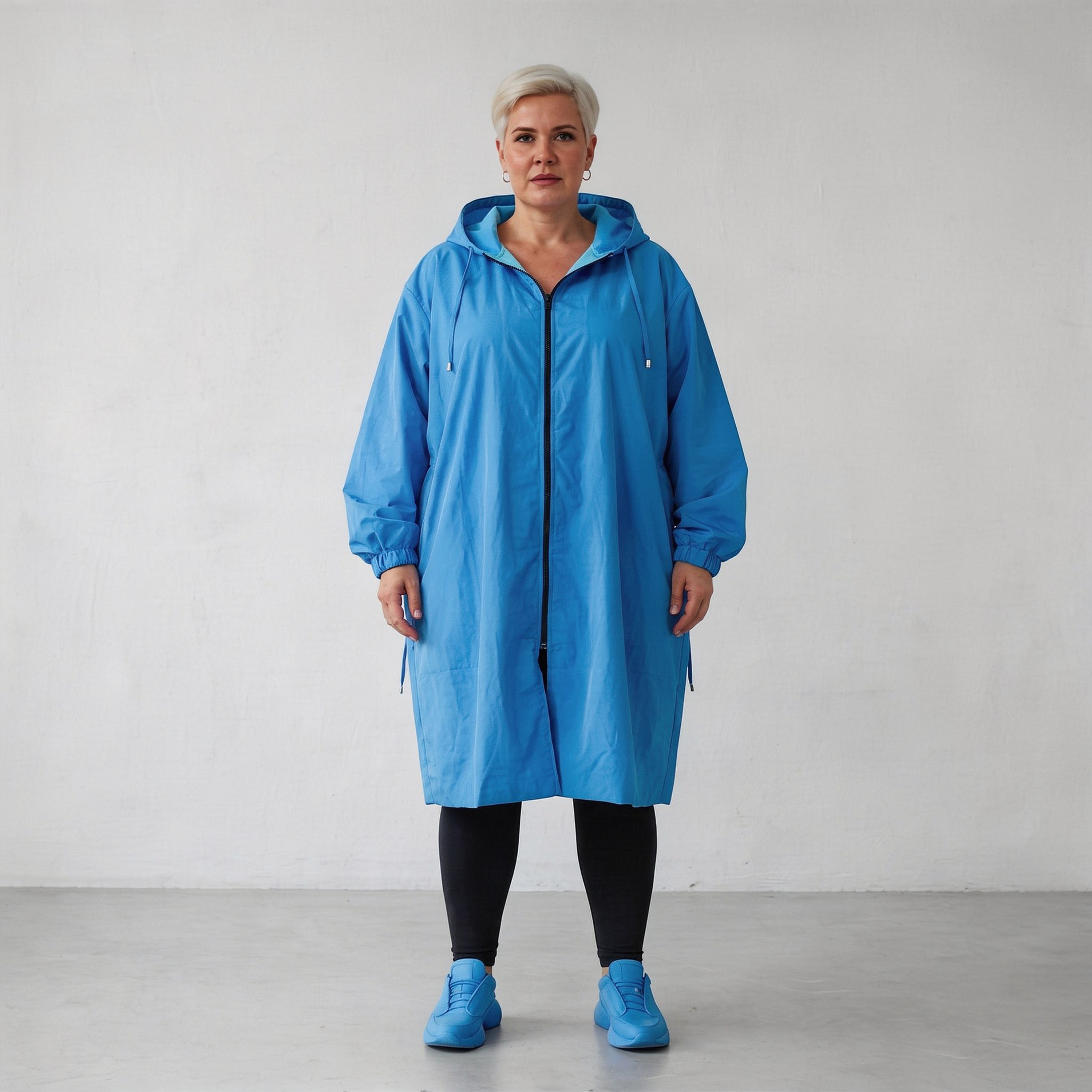 Manteau AKH Fashion 7102, bleu