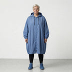 Manteau AKH Fashion 7102, bleu azur