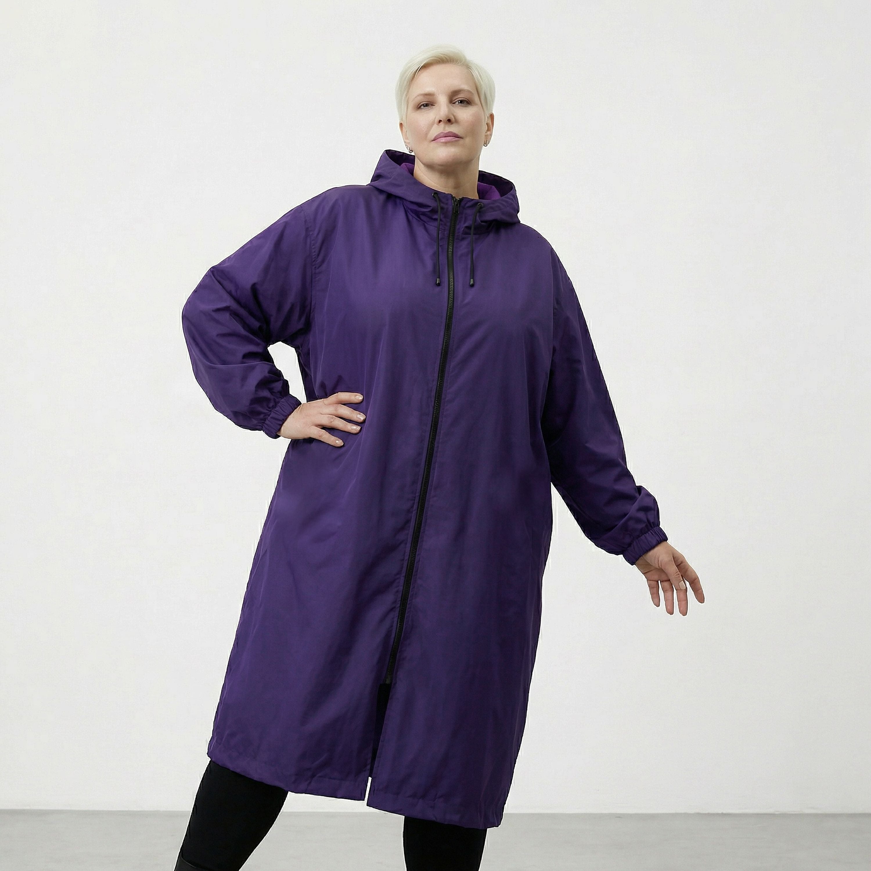 Manteau AKH Fashion 7102, violet