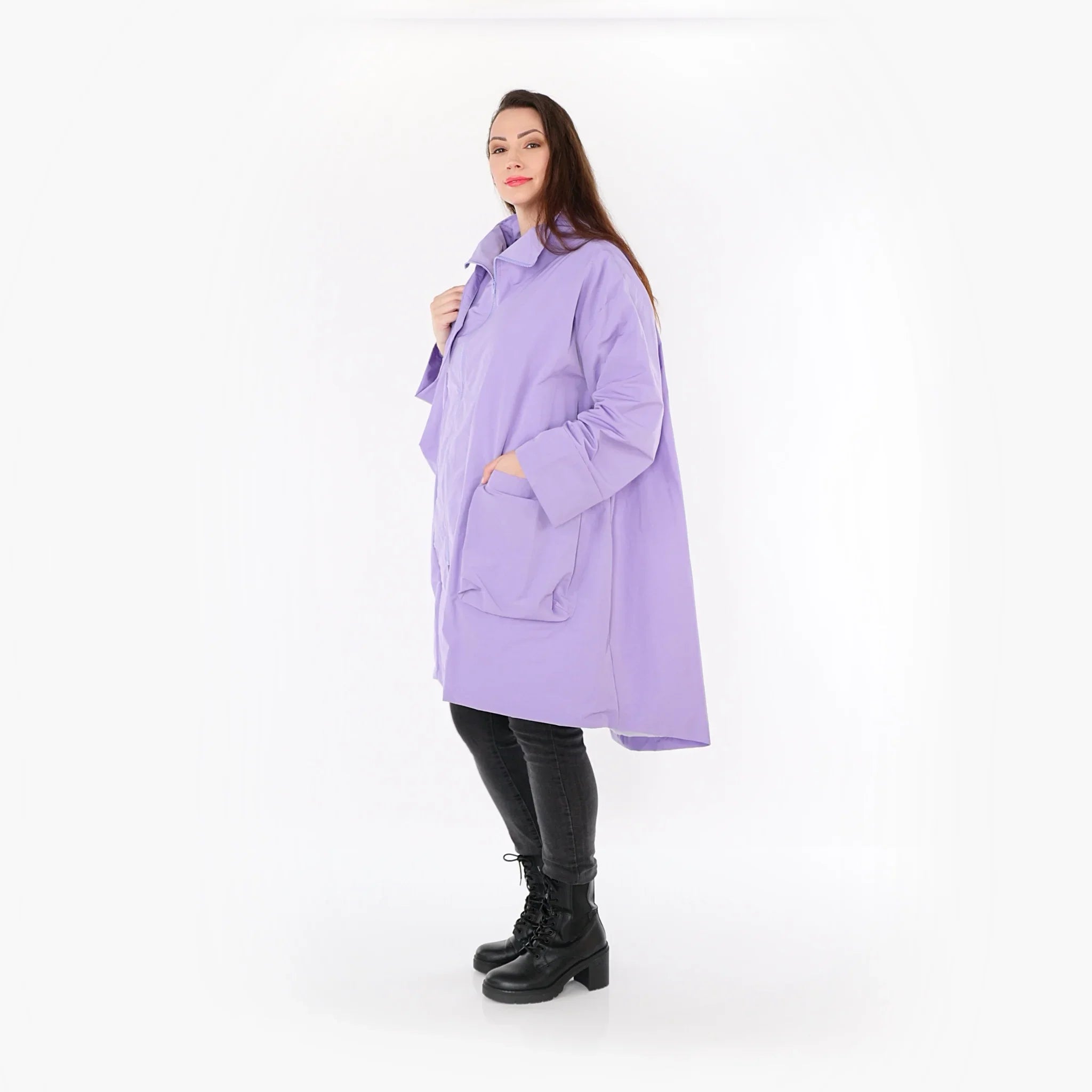 AKH Fashion 2276 Coat, Lilac