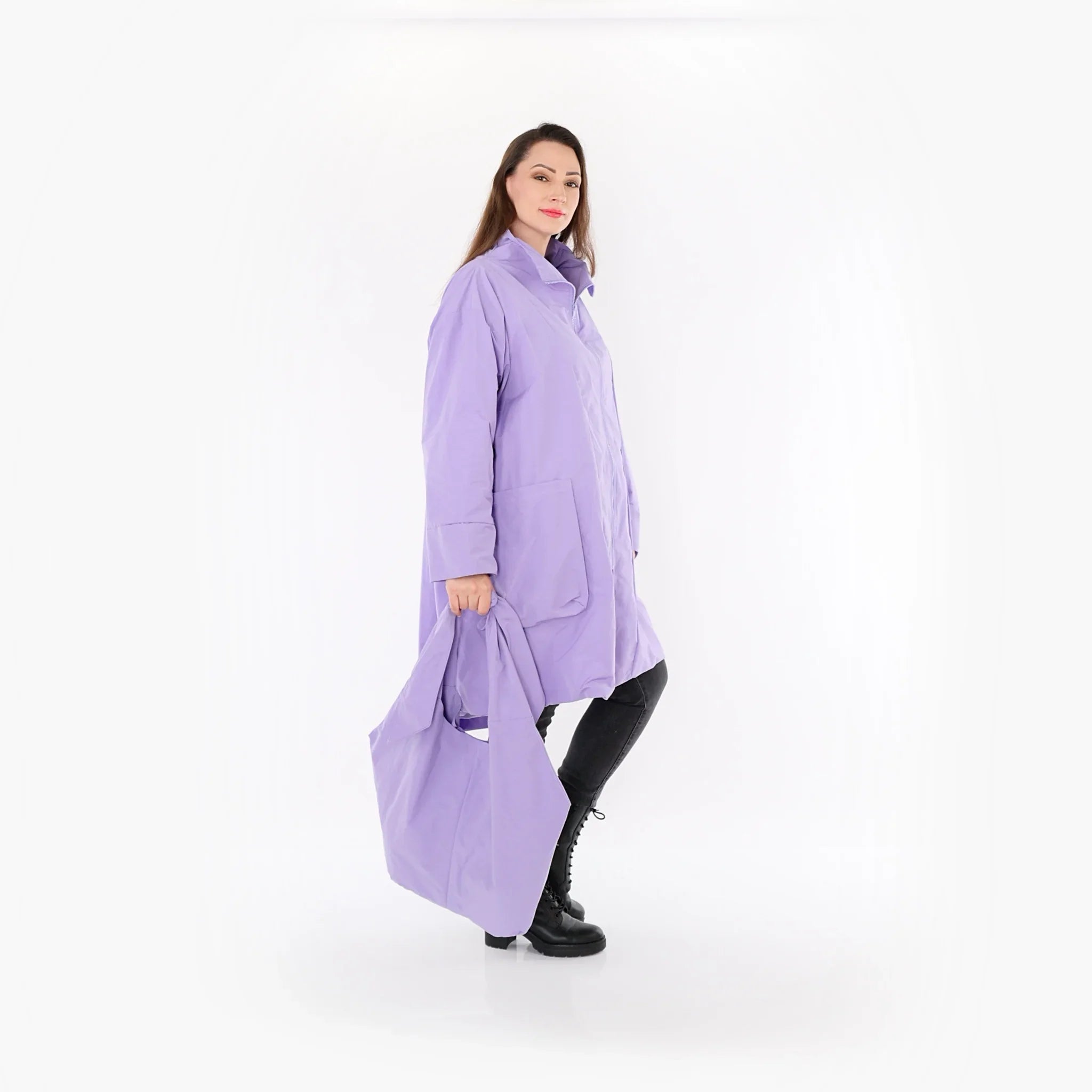 AKH Fashion 2276 Coat, Lilac