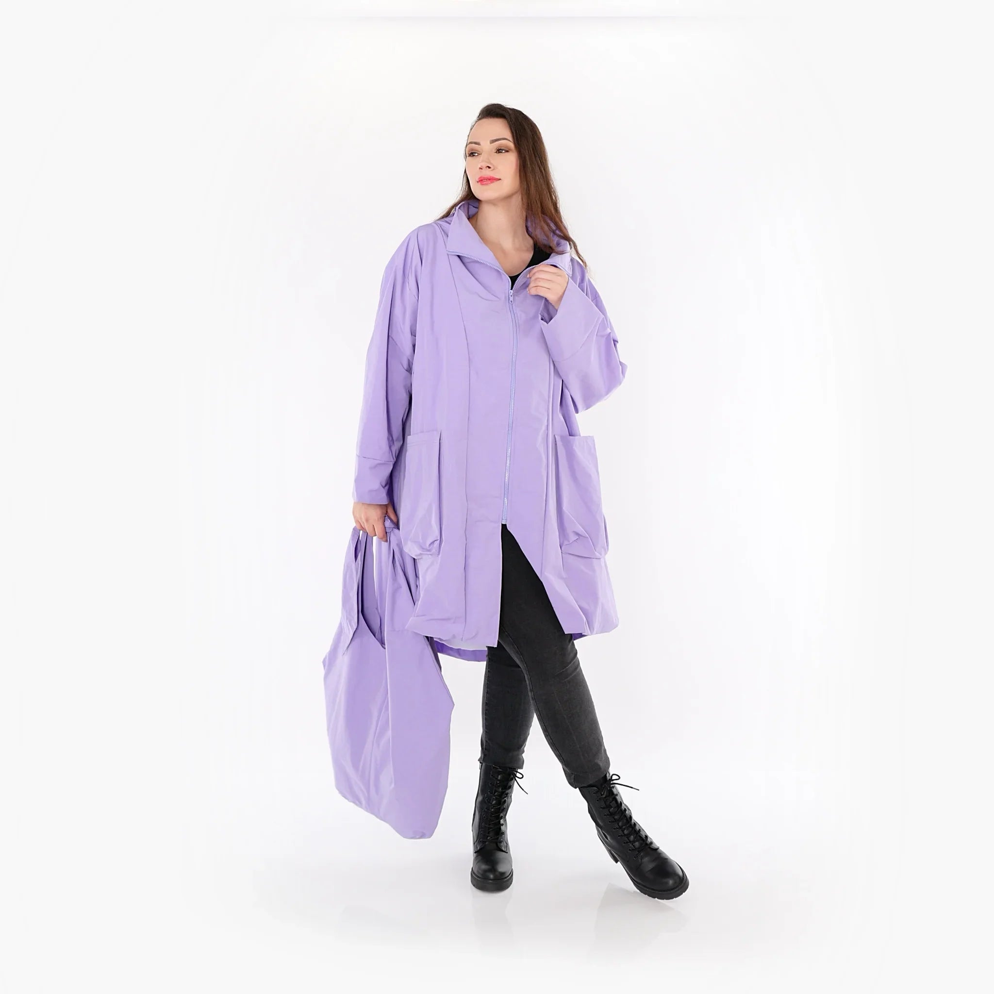 AKH Fashion 2276 Coat, Lilac