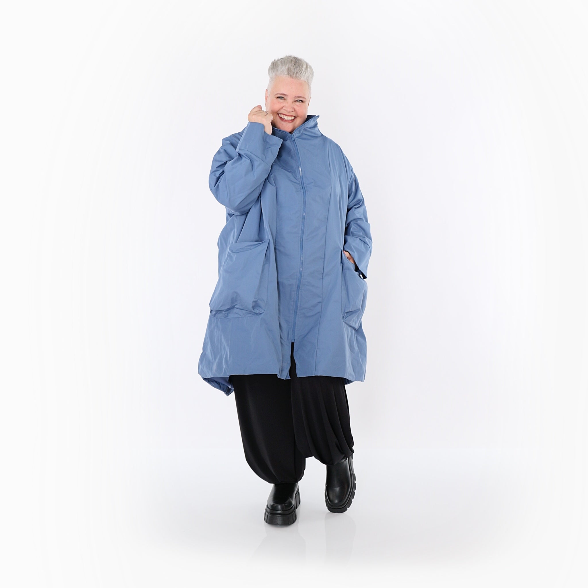 AKH Fashion · Mantel · LoveEcho · 2276 · Azurblau