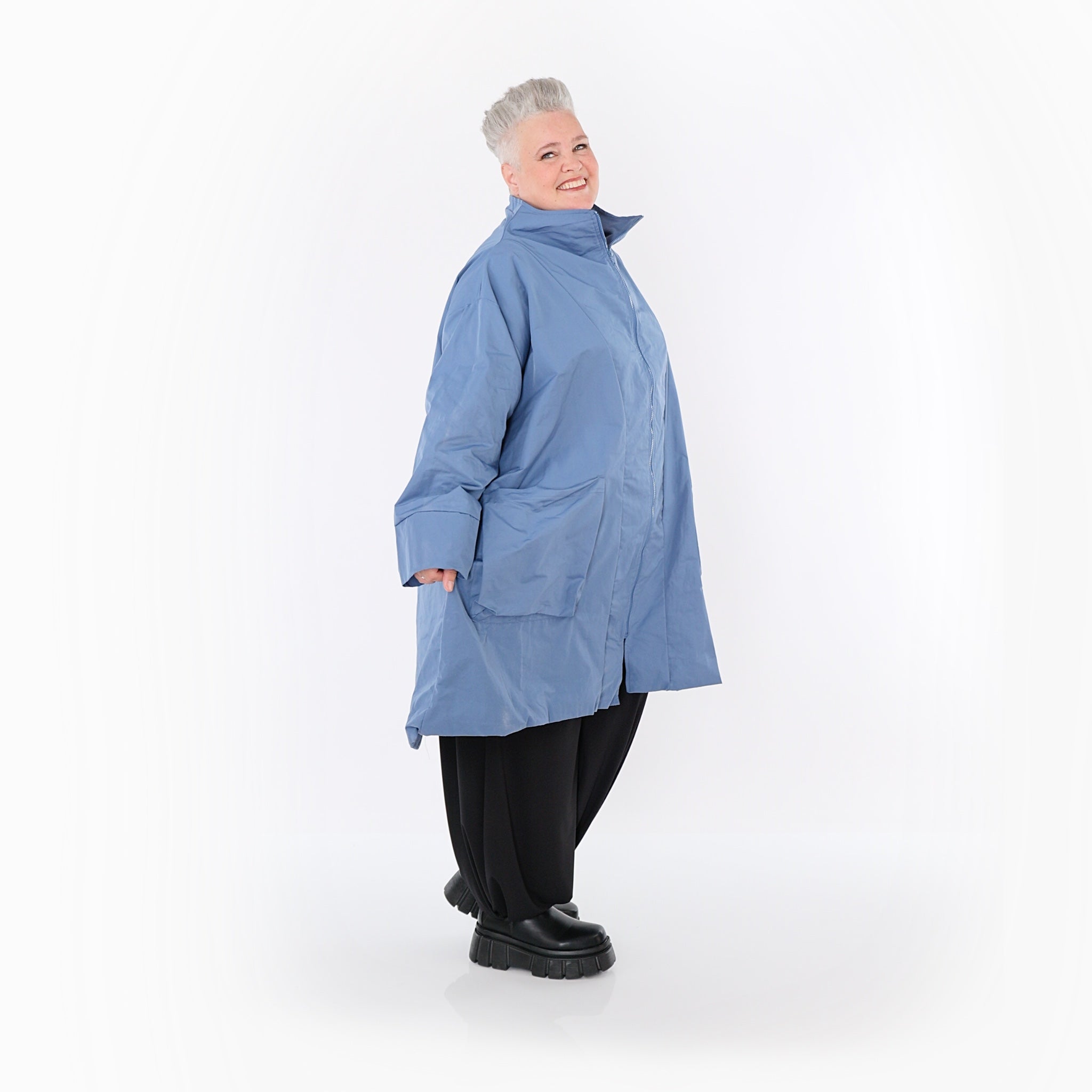 AKH Fashion · Mantel · LoveEcho · 2276 · Azurblau