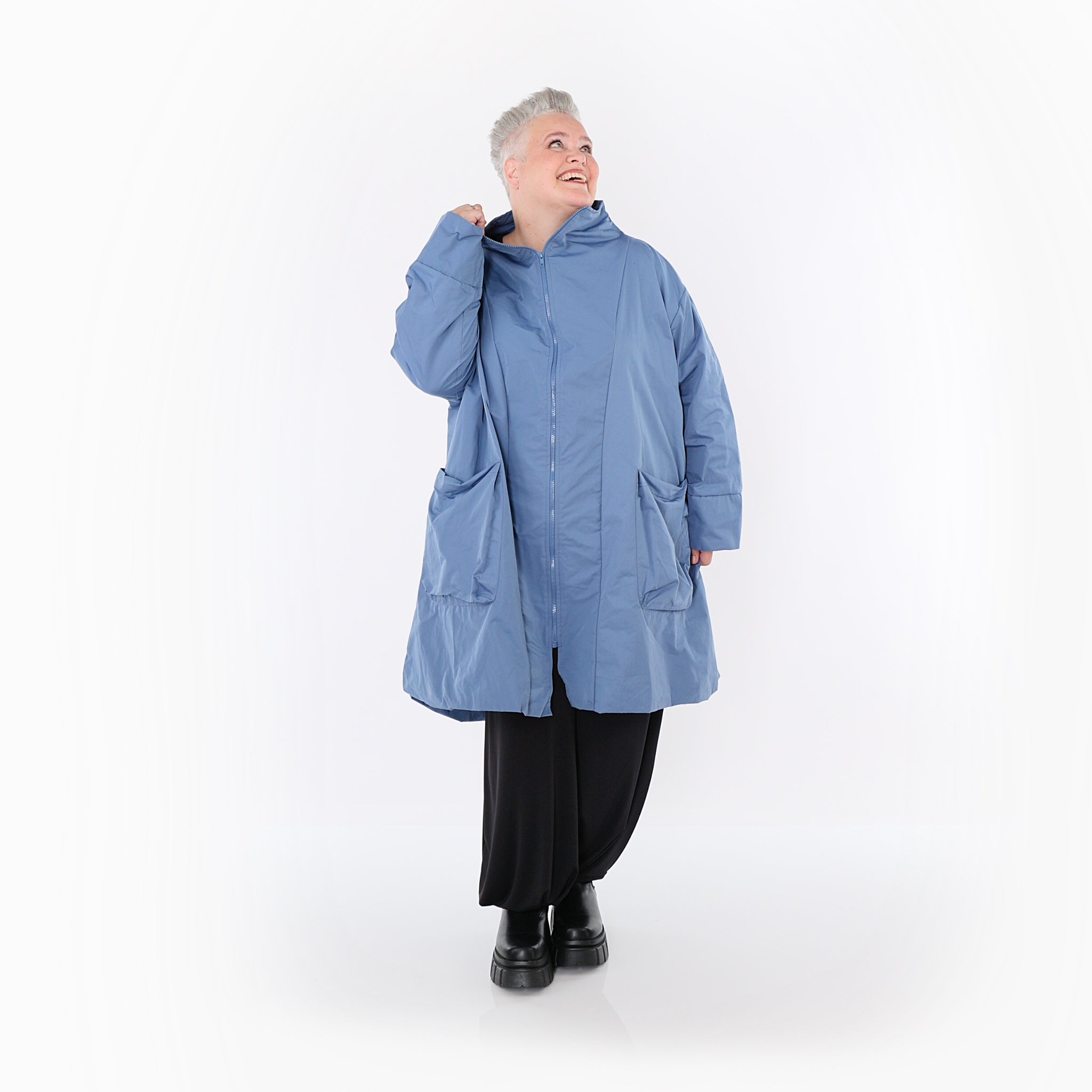 AKH Fashion · Mantel · LoveEcho · 2276 · Azurblau