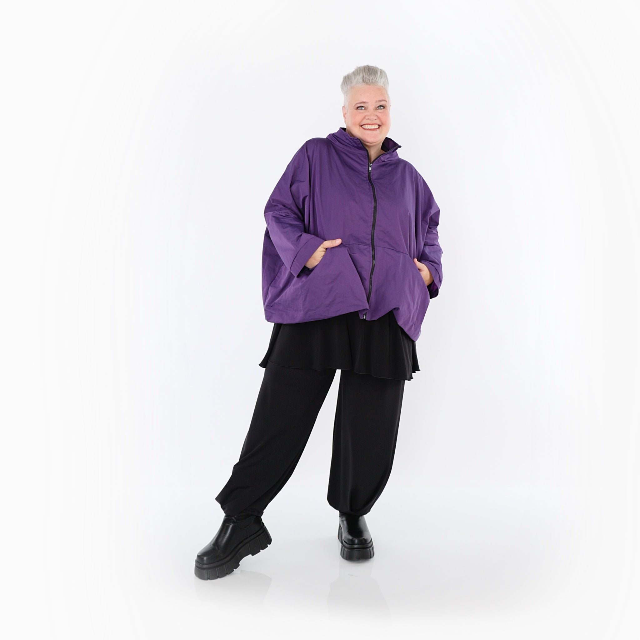 AKH Fashion 7104 Veste, Violet