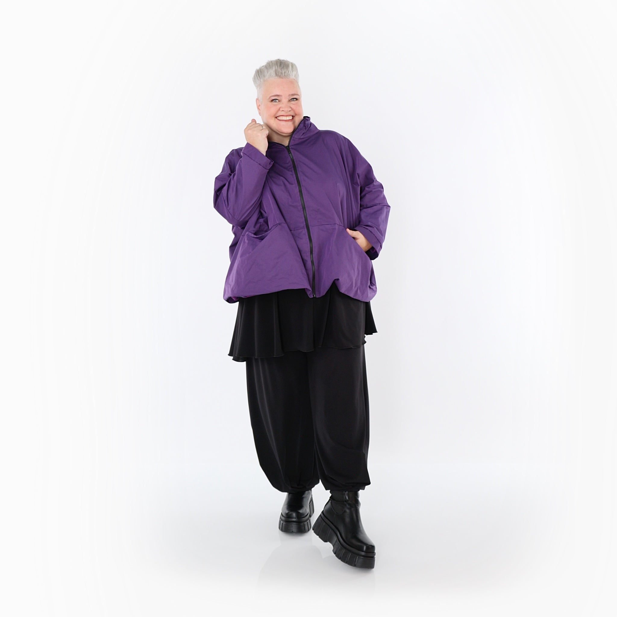 AKH Fashion 7104 Veste, Violet