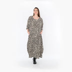 AKH Fashion · Kleid · Kitty · 1926 · Beige/Schwarz/Cognac