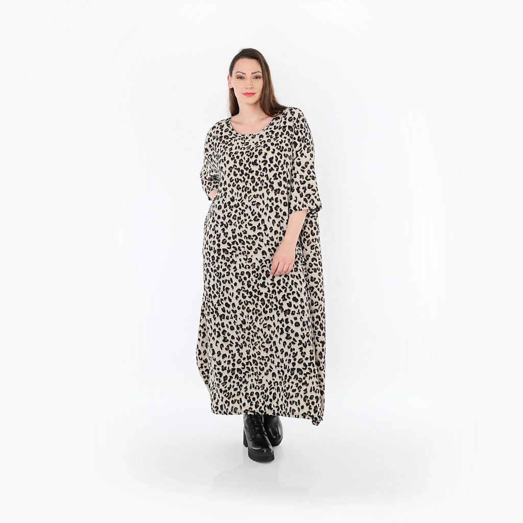 AKH Fashion · Kleid · Kitty · 1926 · Beige/Schwarz/Cognac