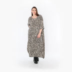 AKH Fashion · Kleid · Kitty · 1926 · Beige/Schwarz/Cognac