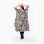 AKH Fashion · Kleid · Kitty · 1926 · Beige/Schwarz/Cognac
