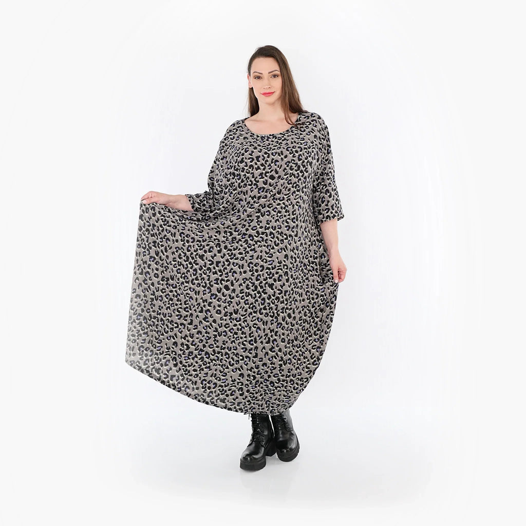 AKH Fashion · Kleid · Kitty · 1926 · Grau/Schwarz/Blau