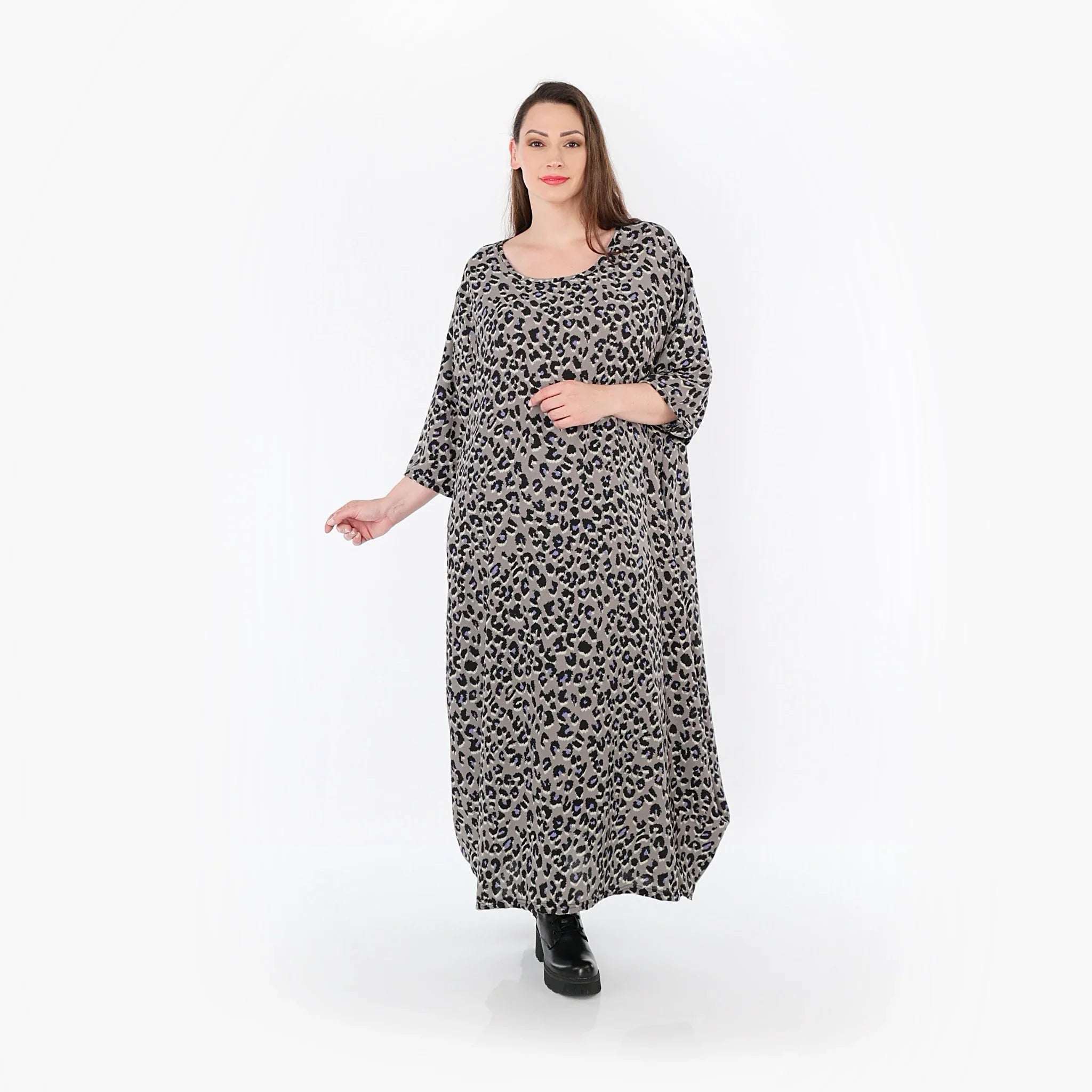 AKH Fashion · Kleid · Kitty · 1926 · Grau/Schwarz/Blau