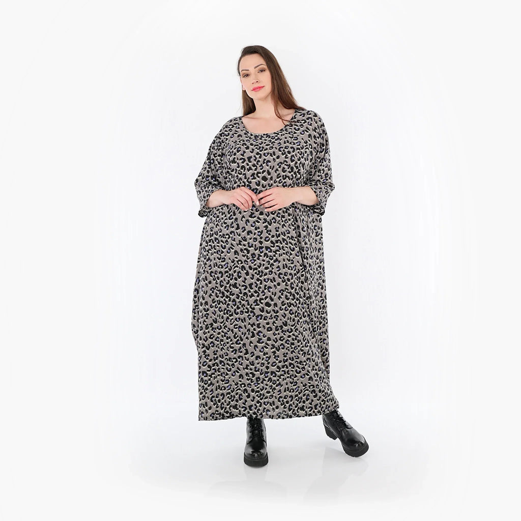AKH Fashion · Kleid · Kitty · 1926 · Grau/Schwarz/Blau