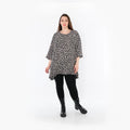 Chemise AKH Fashion 593 Big, gris-noir-bleu