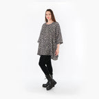 Chemise AKH Fashion 593 Big, gris-noir-bleu