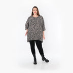 Chemise AKH Fashion 593 Big, gris-noir-bleu