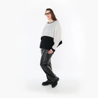 AKH Fashion · Überwurf · Samira · 7011 · Weiß/Schwarz