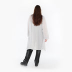 Cardigan AKH Fashion 7040, blanc-noir