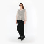 Chemise grande taille AKH Fashion 6721, beige