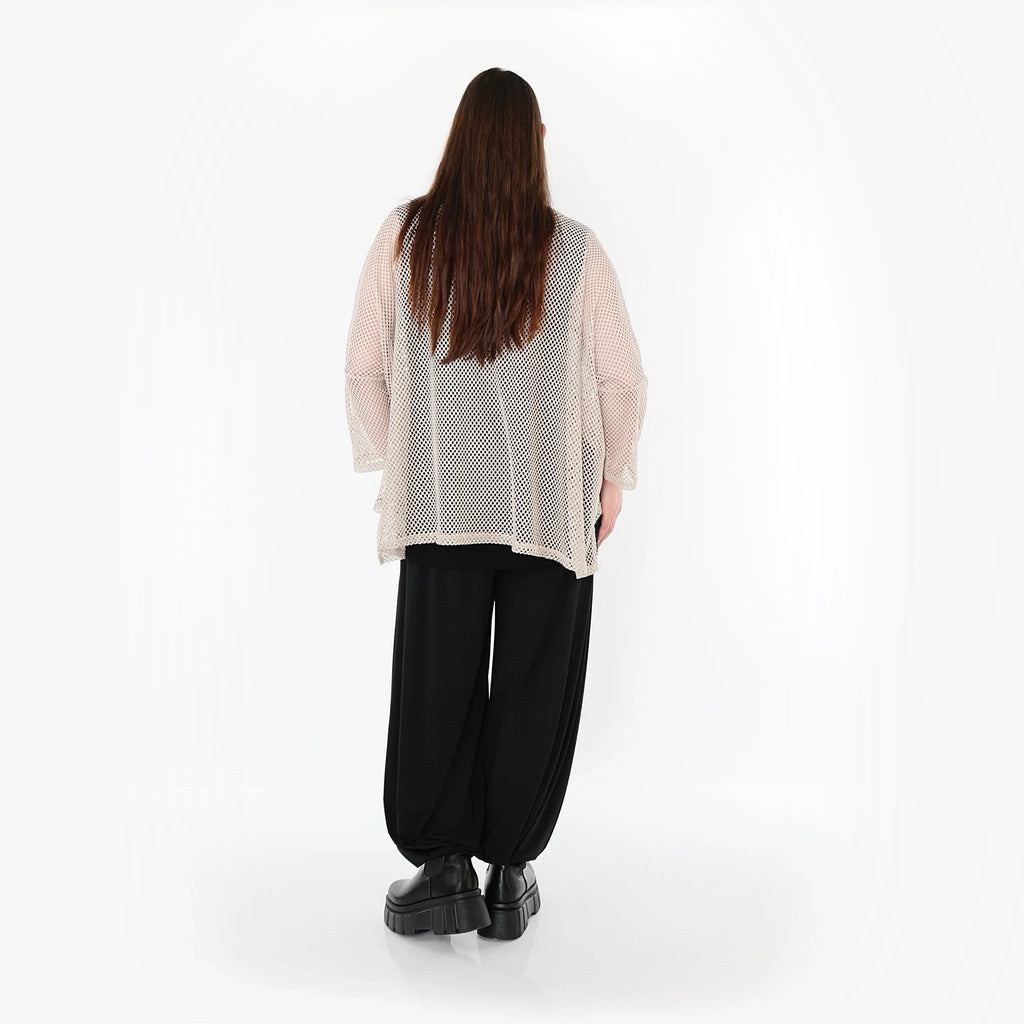 Chemise grande taille AKH Fashion 6721, beige