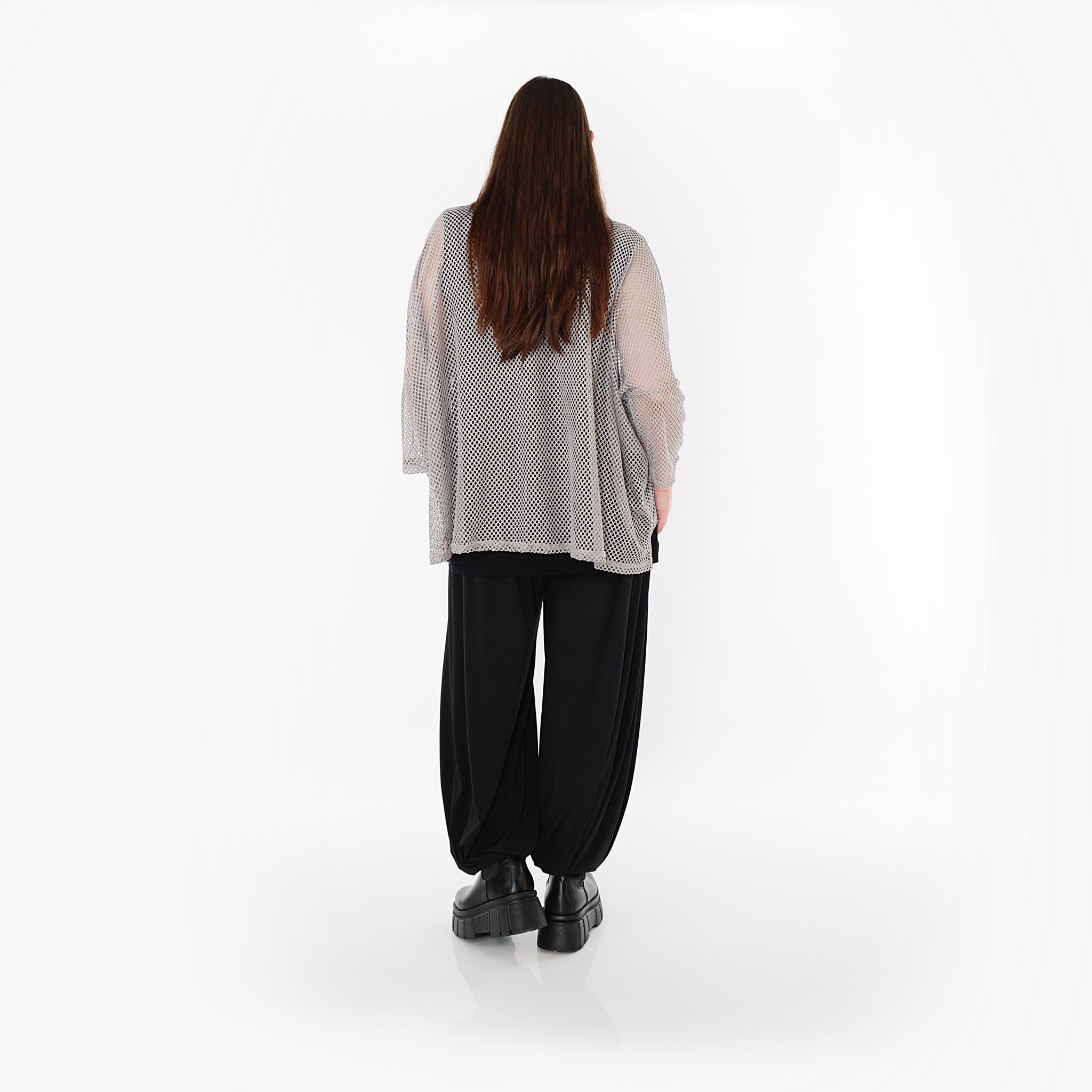 Chemise ample AKH Fashion 6721, grise