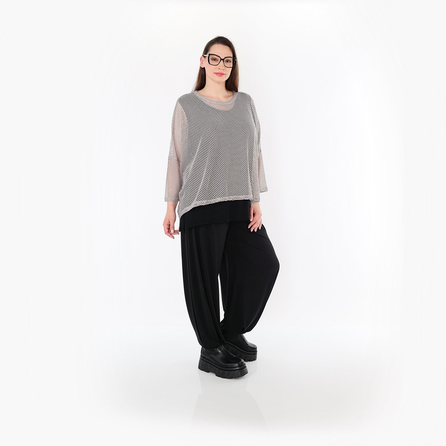 AKH Fashion 6721 Big Shirt, Grau