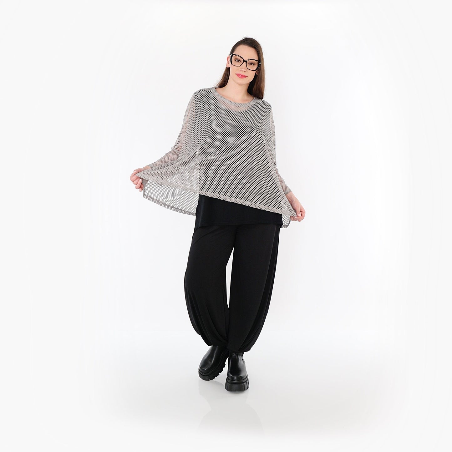 AKH Fashion 6721 Big Shirt, Grau