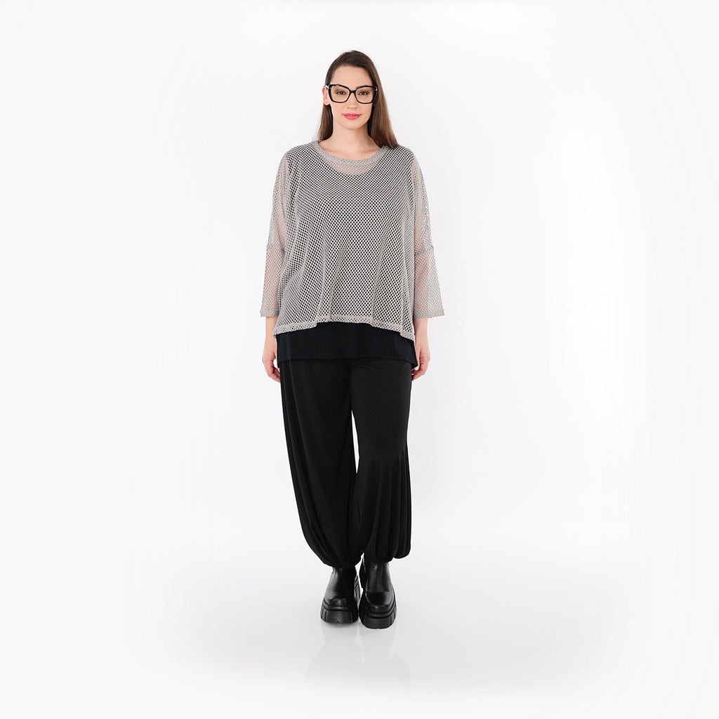 Chemise ample AKH Fashion 6721, grise