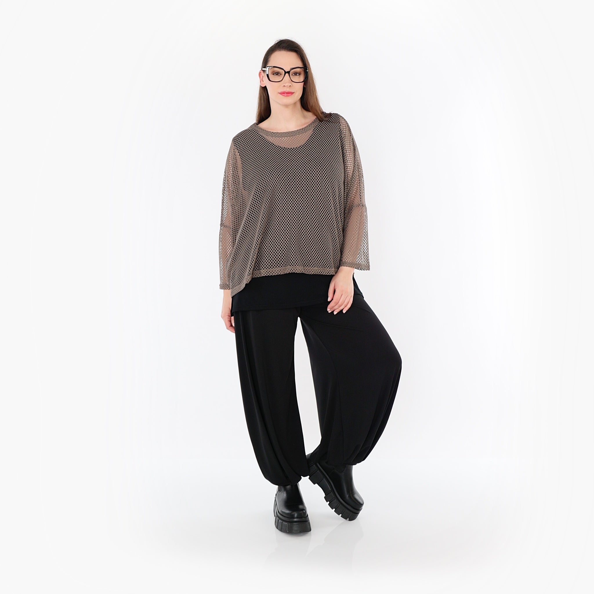 AKH Fashion · Shirt · Marie · 6721 · Taupe