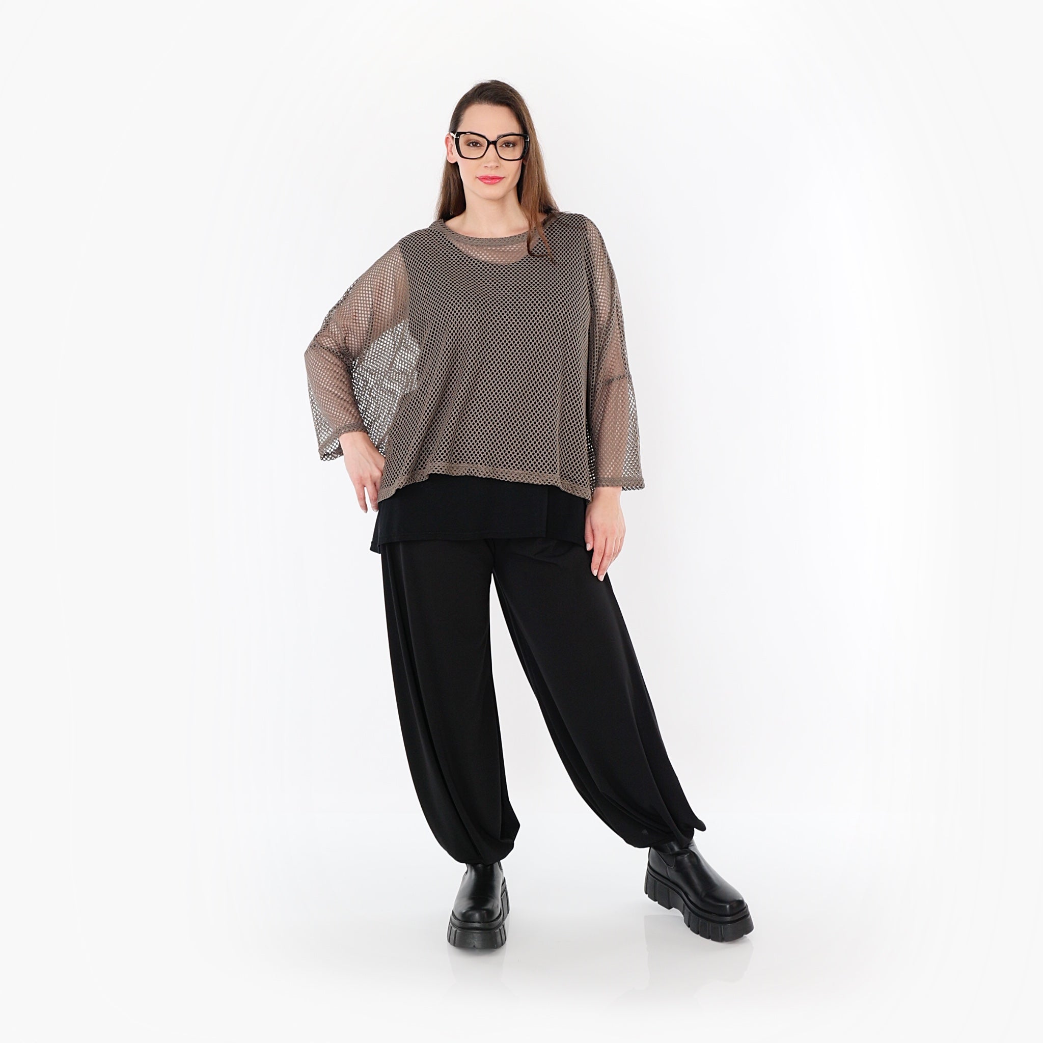 AKH Fashion · Shirt · Marie · 6721 · Taupe