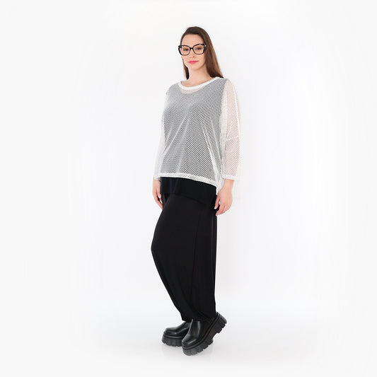 AKH Fashion 6721 Big Shirt, Weiß