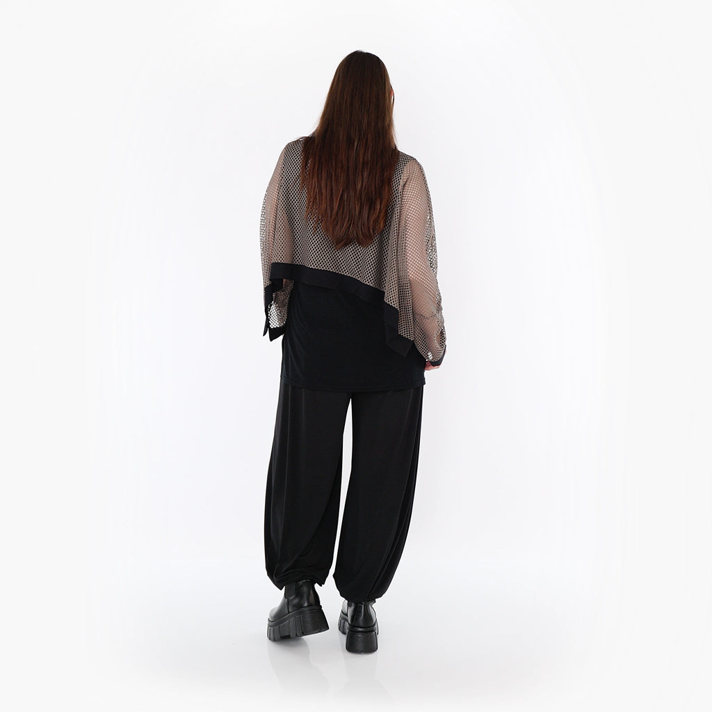 AKH Fashion 7011 Throw, Taupe-Black