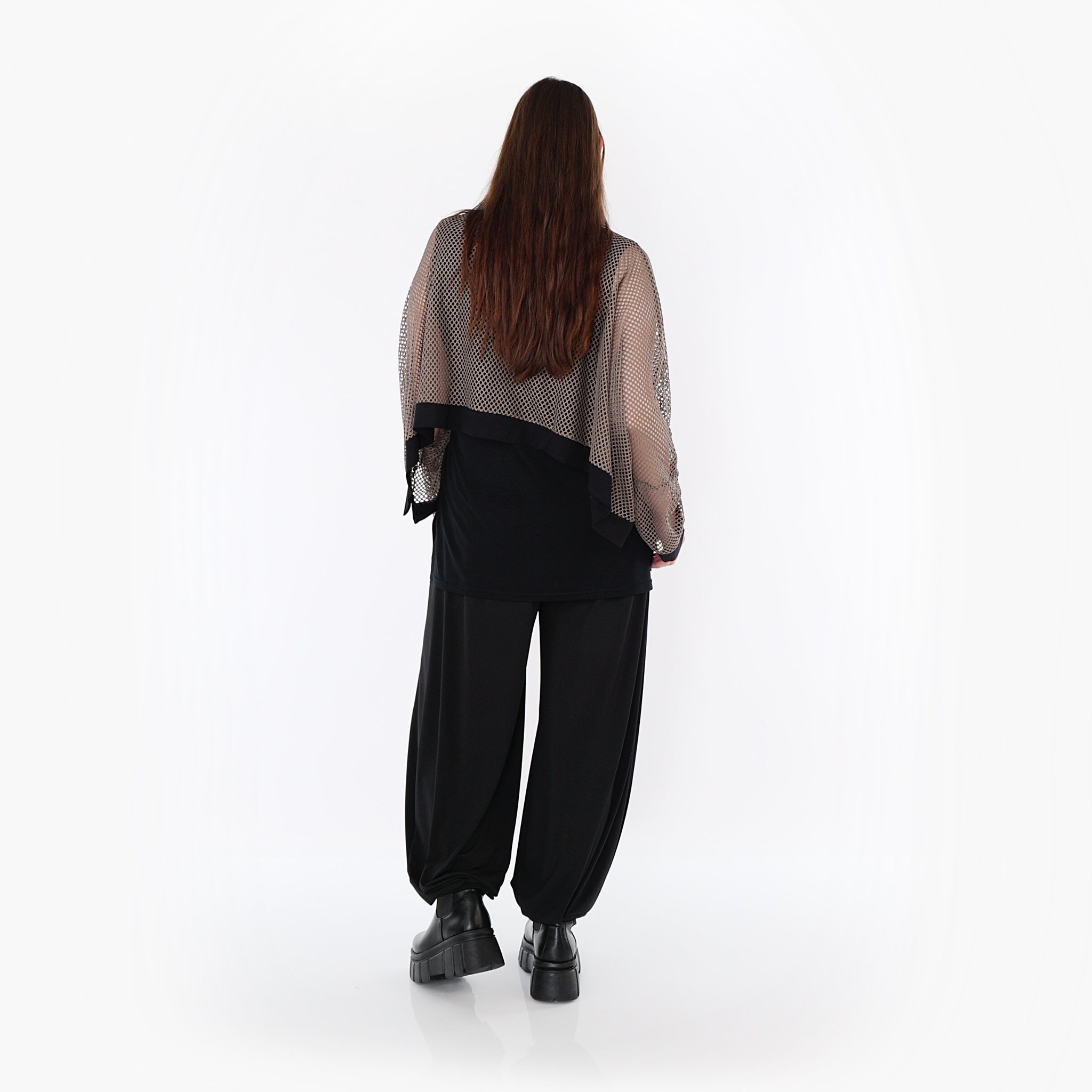 AKH Fashion 7011 Throw, Taupe-Black