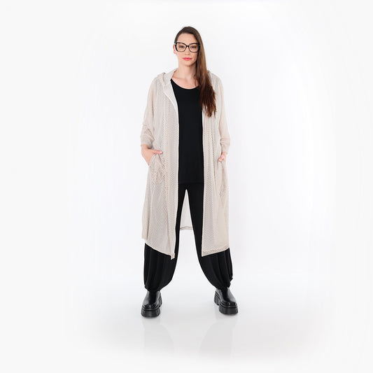 AKH Fashion 7068 Cardigan, Beige