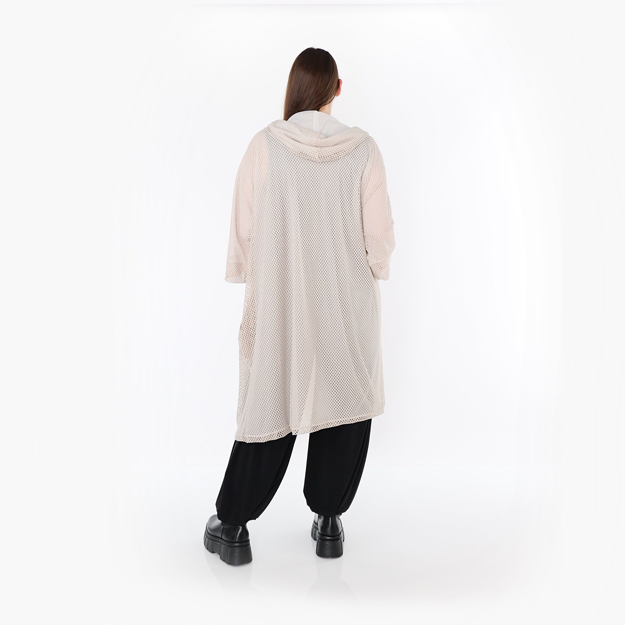 AKH Fashion 7068 Cardigan, Beige