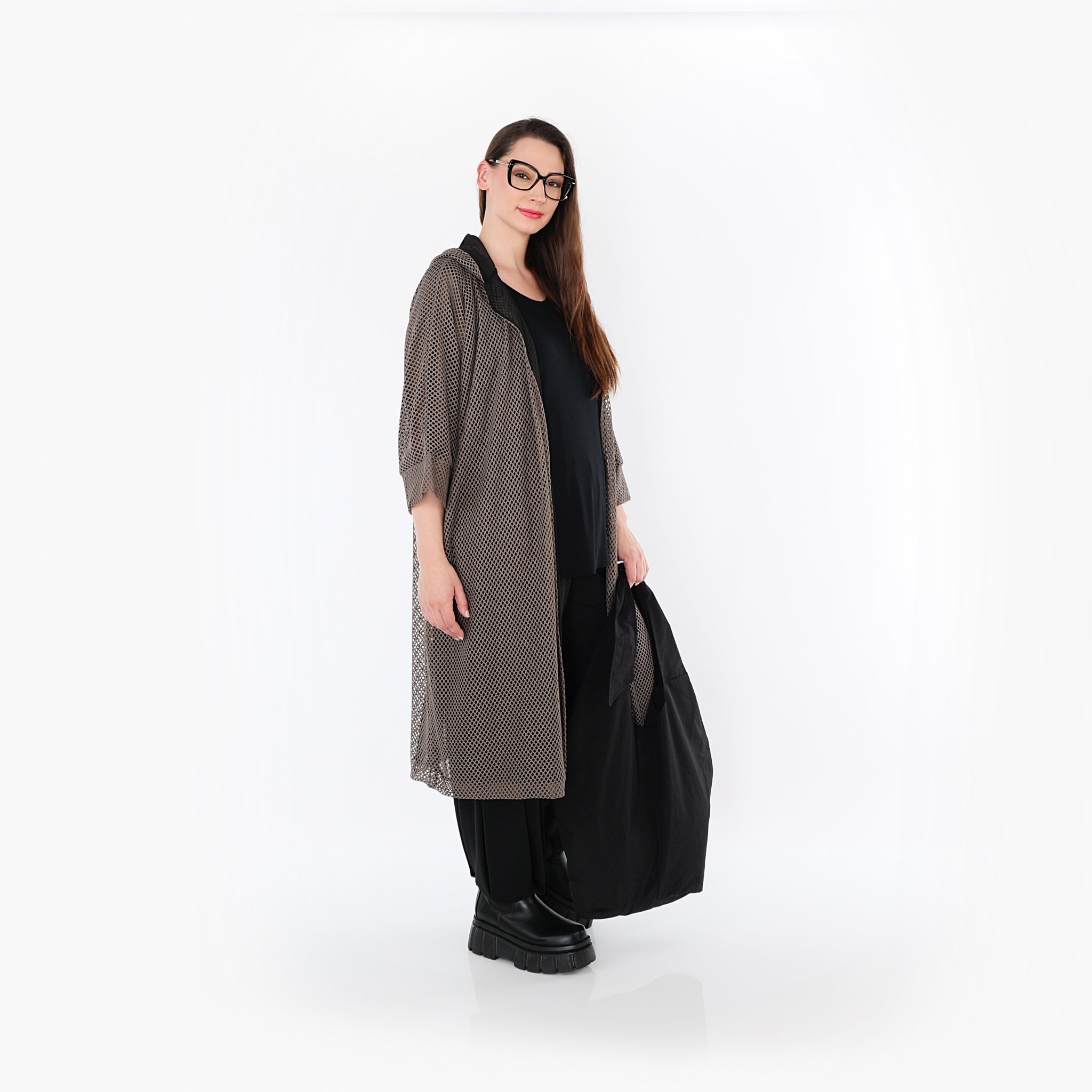 AKH Fashion Cardigan 7068 Marie, Taupe