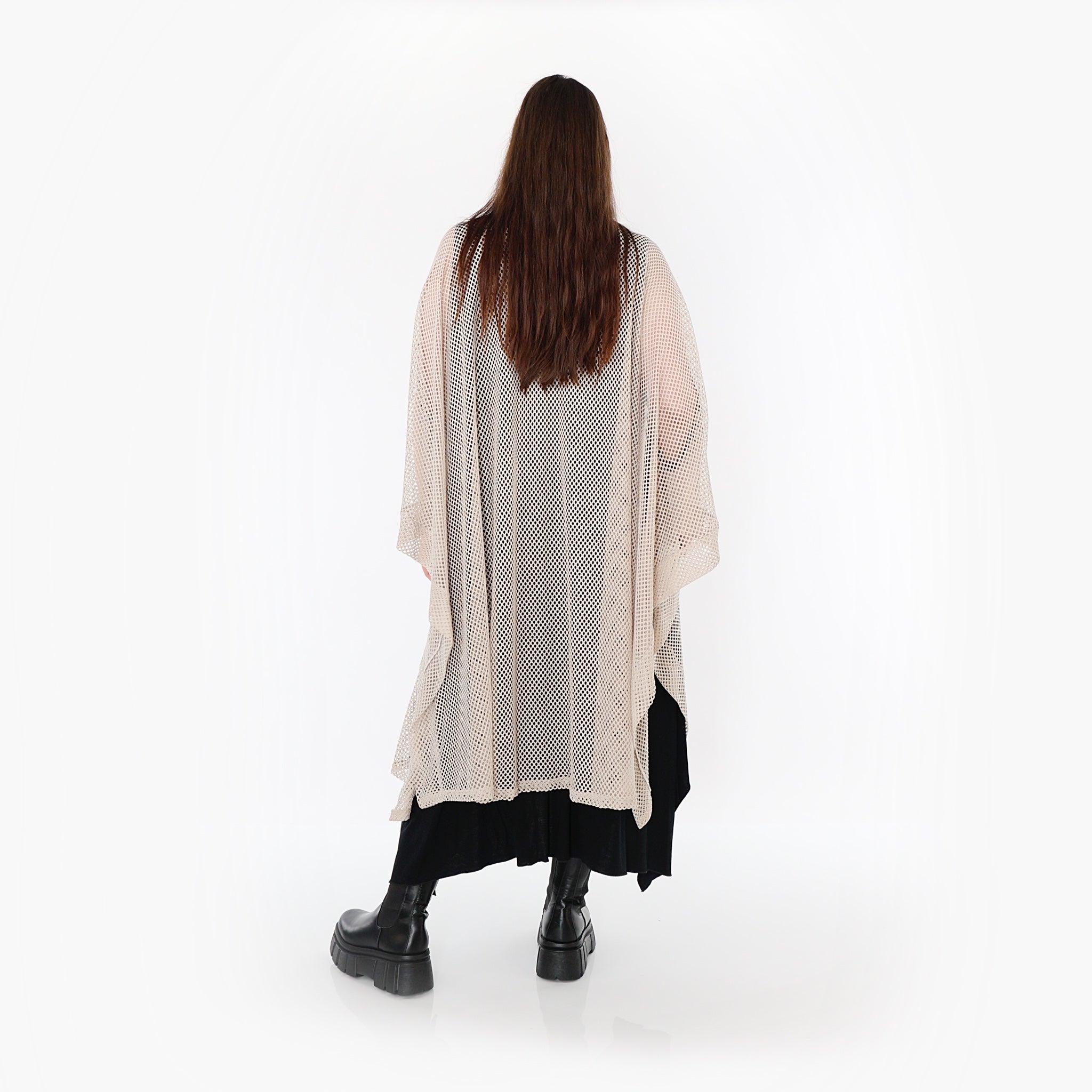 AKH Fashion · Überwurf · Marie · 7100 · Beige/Schwarz