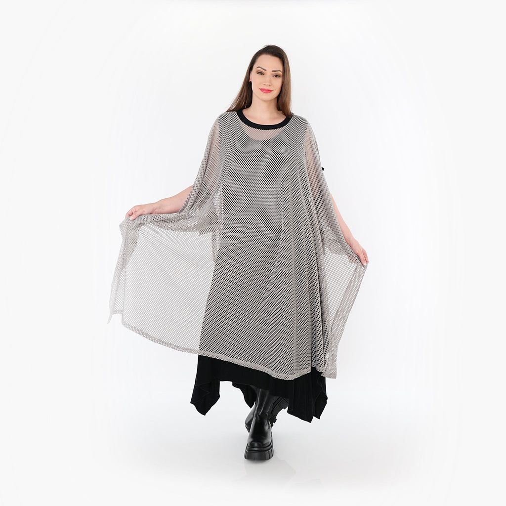 AKH Fashion · Überwurf · Marie · 7100 · Grau/Schwarz