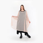 AKH Fashion · Überwurf · Marie · 7100 · Mauve/Schwarz