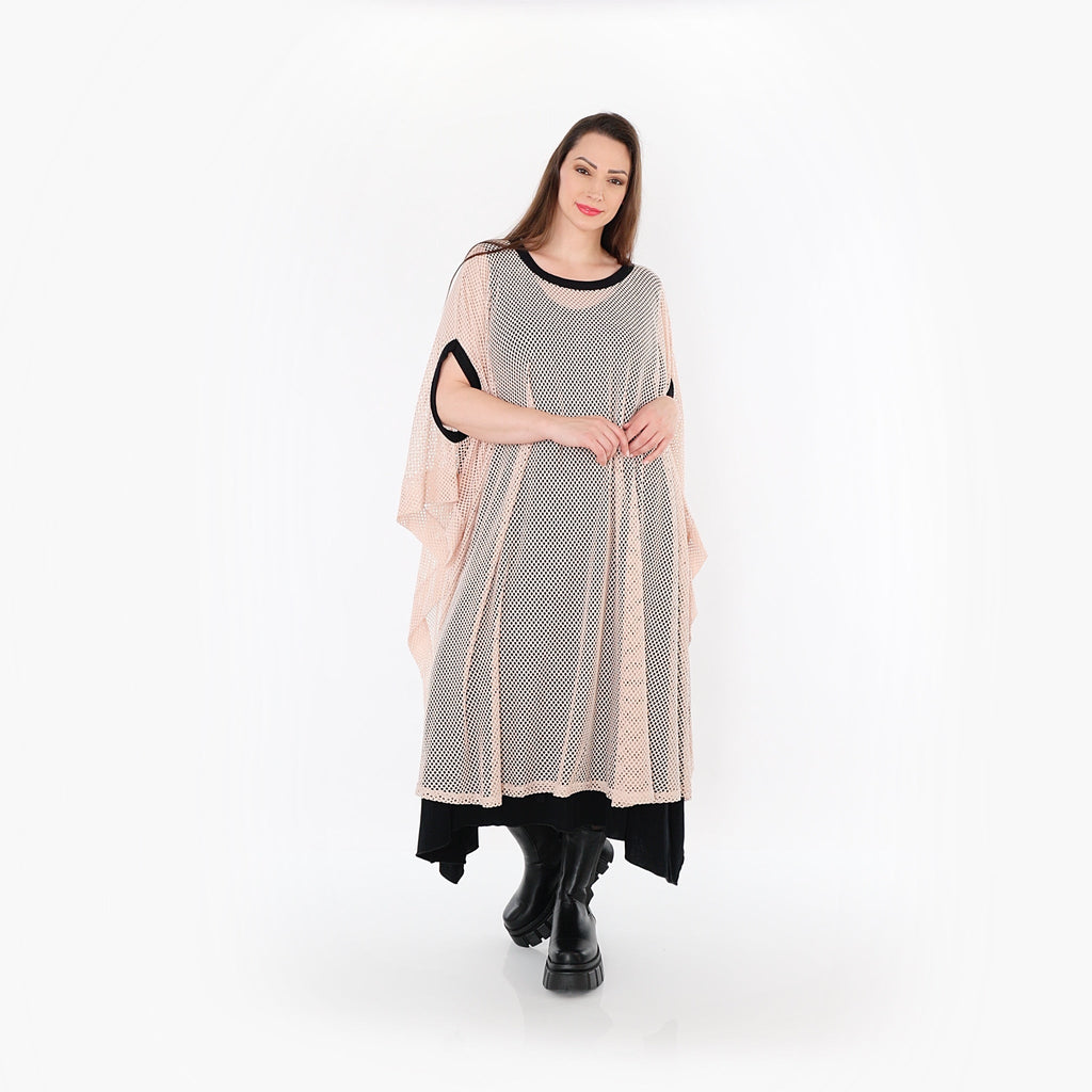 AKH Fashion · Überwurf · Marie · 7100 · Mauve/Schwarz